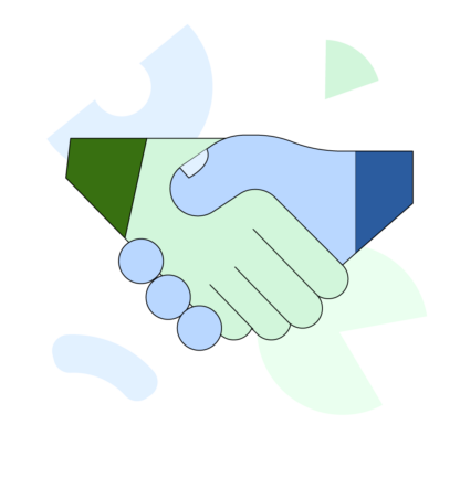 Elements website-05-05 Illustration of two hands, handshake